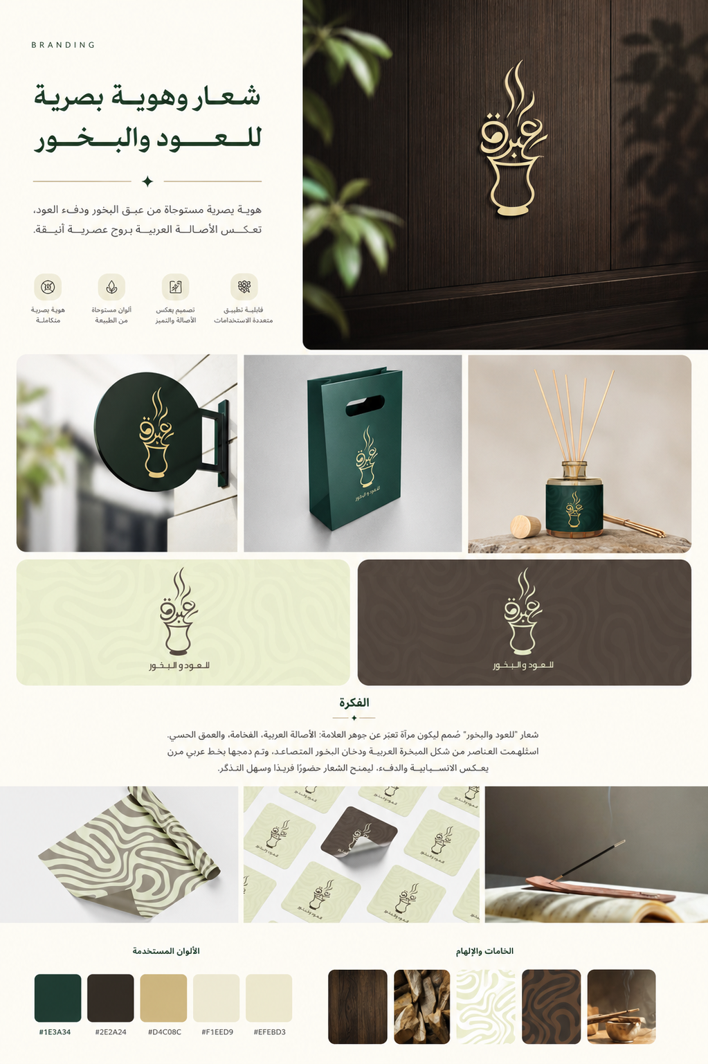 Abrah – Oud & Incense Brand Identity